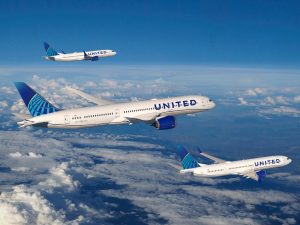 Flotila nových letadel Boeing v barvách United Zdroj: Boeing