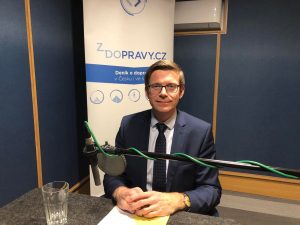 Martin Kupka při natáčení podcastu Cesty Zdopravy.cz. Autor: Zdopravy.cz/Ondřej Kubala