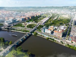 Modernizace úseku Praha-Bubny - Výstaviště. Foto: Správa železnic