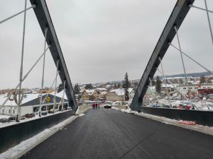 Nový silniční most, Blansko. Pramen: SÚS JMK