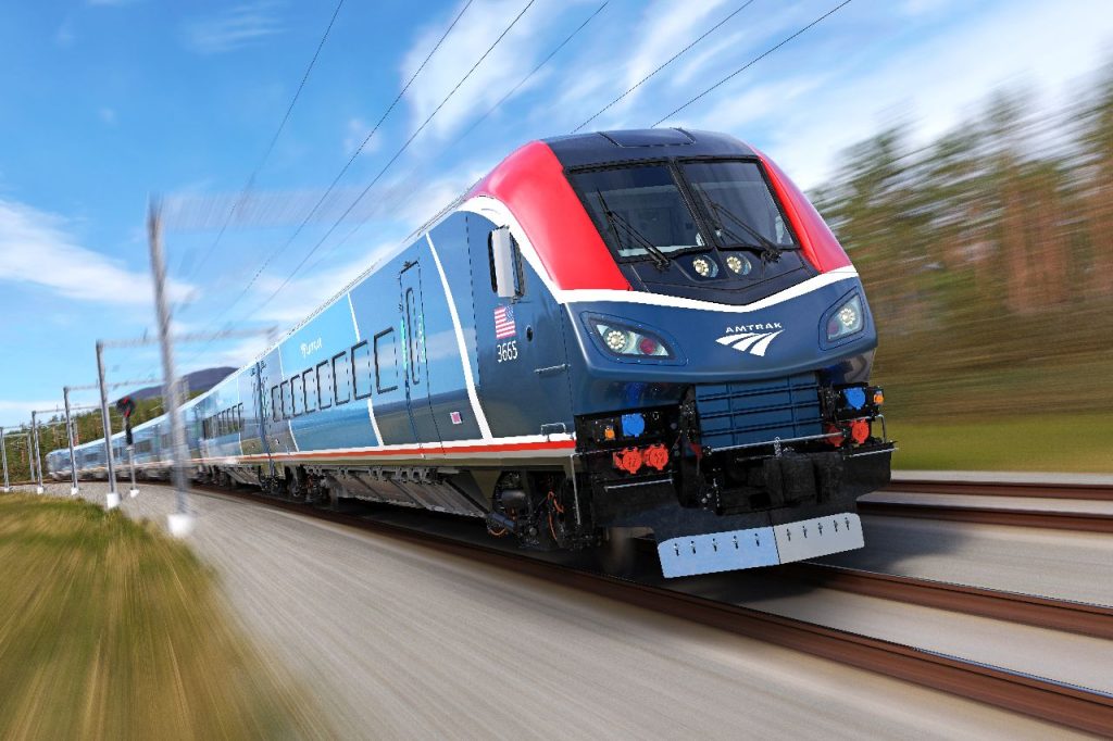 Soupravy Airo pro Amtrak. Foto: Amtrak