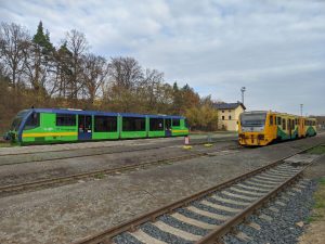 RegioSprinter Die Länderbahn a Regionova Českých drah v Lužné u Rakovníka. Foto: Petr Borecký