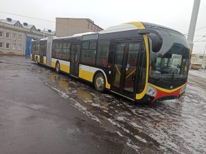 Kloubový autobus SOR NS 18. Foto: Dopravní podnik měst Mostu a Litvínova
