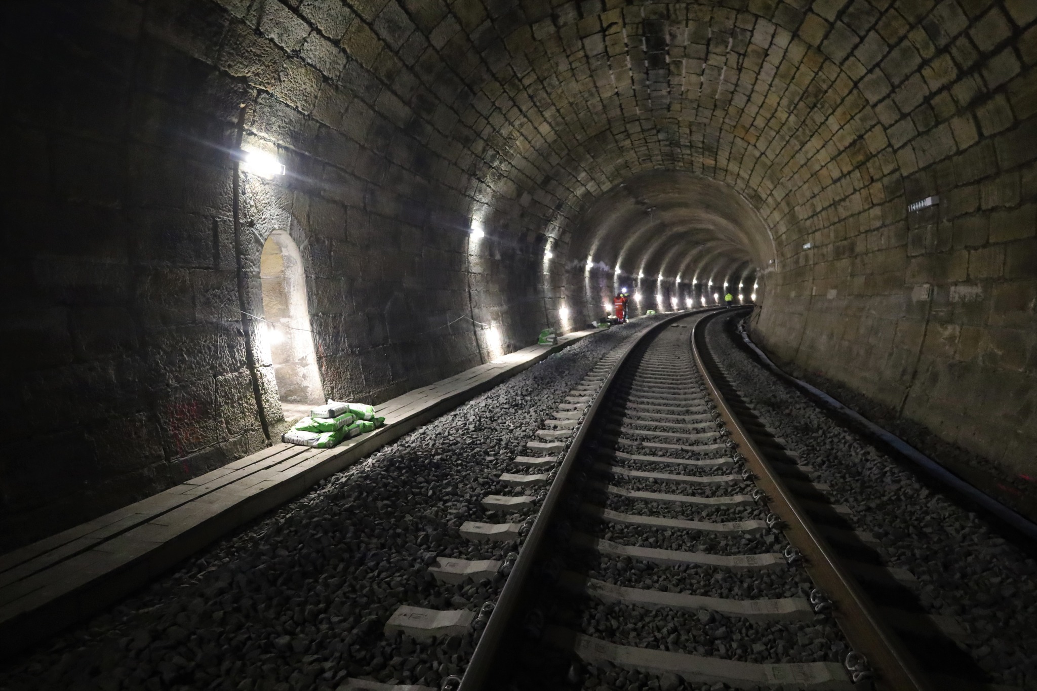 Opravený Děčínský tunel. Foto: Strabag