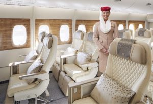 Premium economy v A380. Foto: Emirates