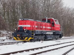 Lokomotiva 723.718 (EffiShunter 600) pro Třinecké železárny. Foto: Dalibor Palko / CZ LOKO