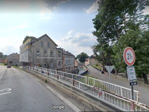 Most přes Kamenici na silnici I/13 v České Kamenici. Foto: Google Street View