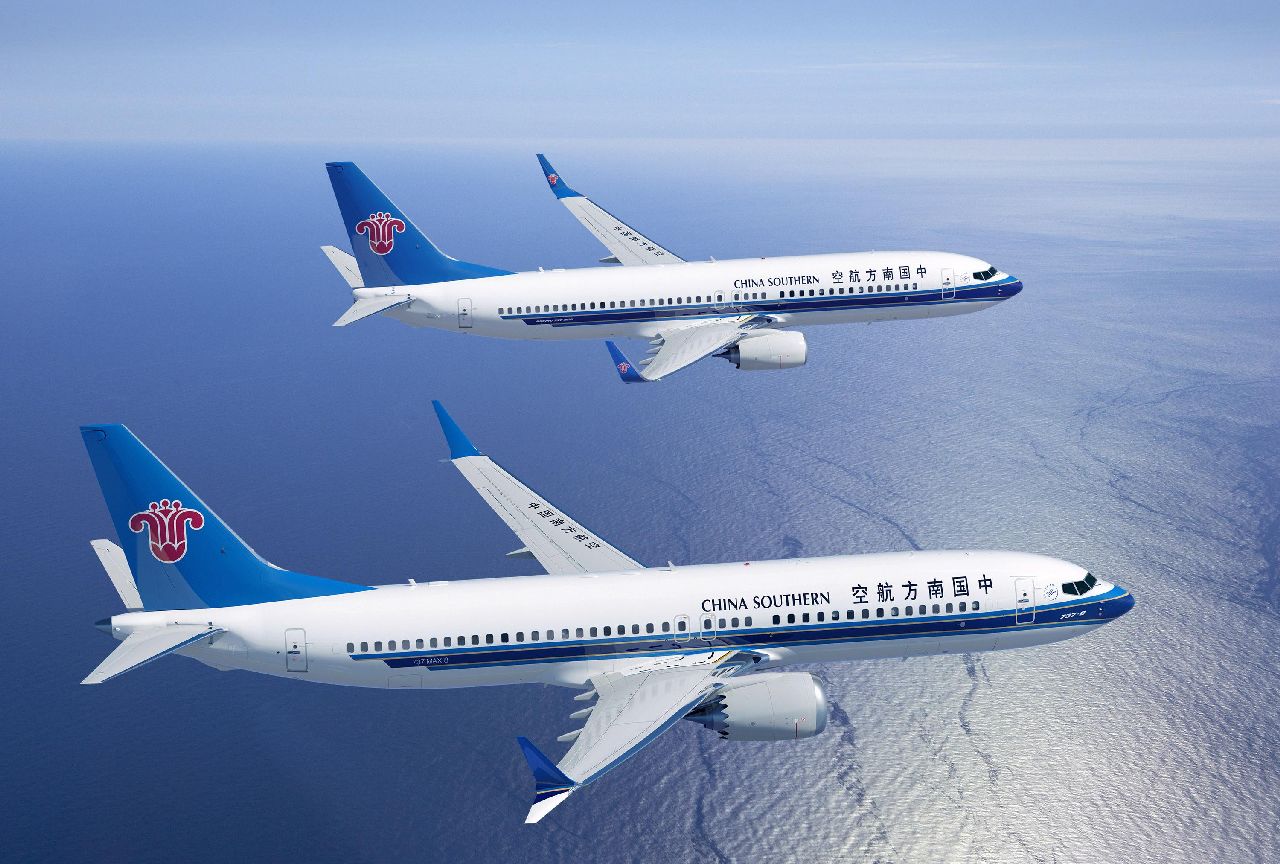 Boeing 737 MAX pro China Southern. Foto: Boeing