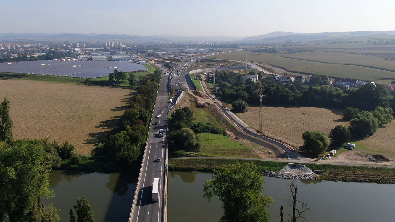 Stávající most přes řeku Moravu na silnici I/55. Foto: ŘSD