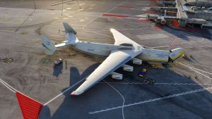 An-225 v Microsoft FlightSimulator. Foto: MSFS