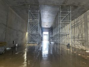 D3, stavba tunelu Pohůrka (únor 2023). Pramen: ŘSD