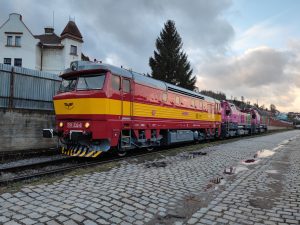 Lokomotivy 741.758 a 741.759 pro italský trh.  Foto: Dalibor Palko, CZ LOKO