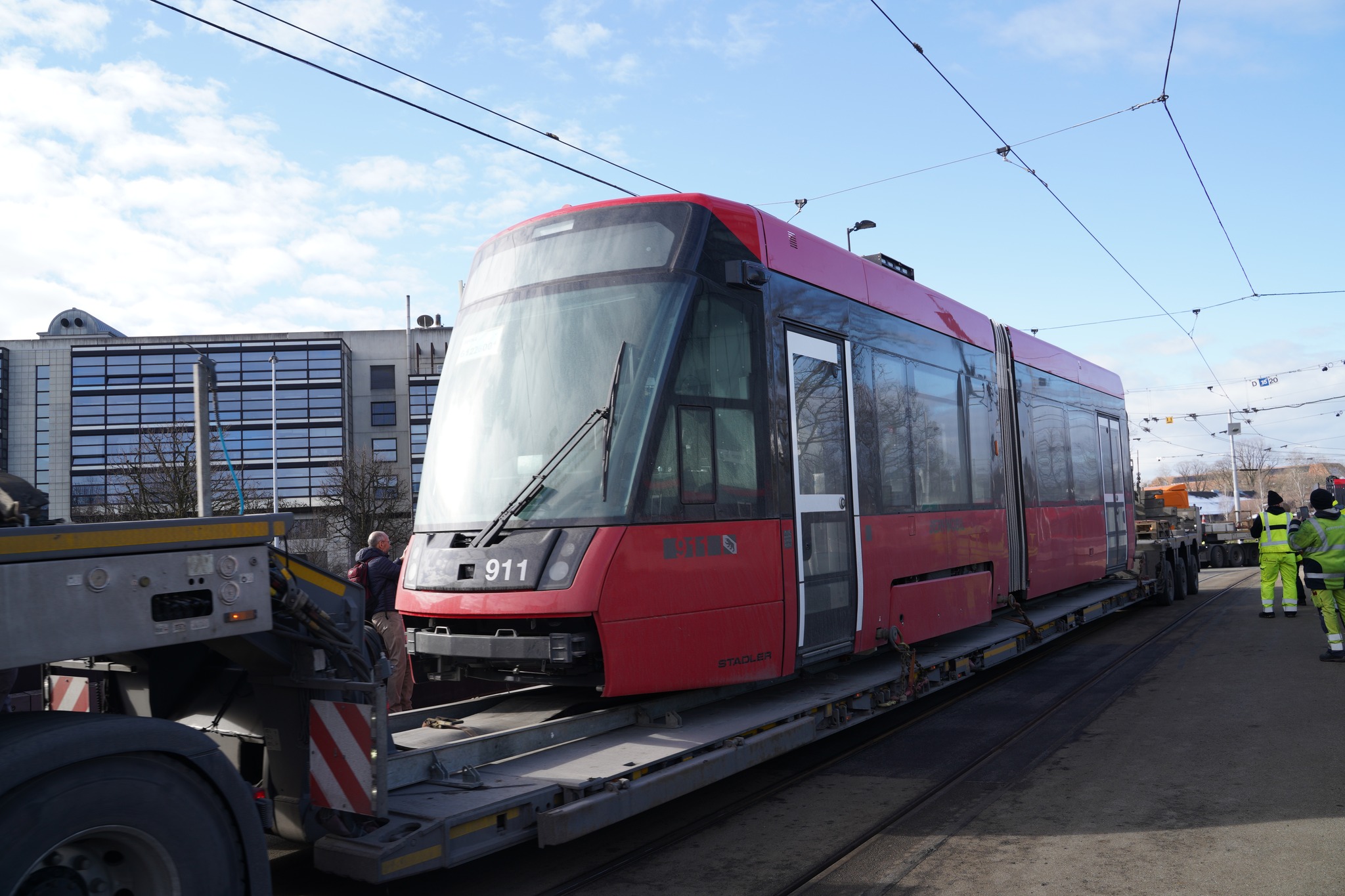 Nová tramvaj Tramlink pro Bern. Foto: Stadler Rail