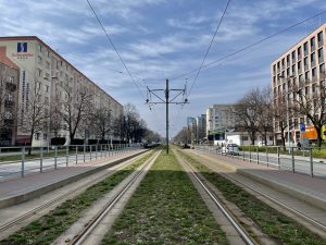 Tramvajová trať v Olomouci. Foto: Zdopravy.cz / Vojtěch Očadlý