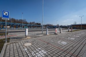 Podoba parkoviště P+R na Hranečníku v Ostravě po rozšíření. Foto: Ostrava.cz - Lukáš Kaboň