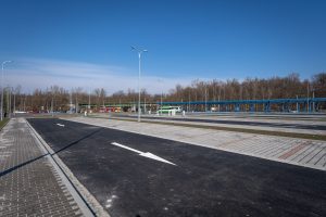 Podoba parkoviště P+R na Hranečníku v Ostravě po rozšíření. Foto: Ostrava.cz - Lukáš Kaboň