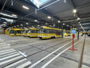 Nová tramvajová vozovna Slovany, Plzeň. Autor: Zdopravy.cz/Jan Šindelář