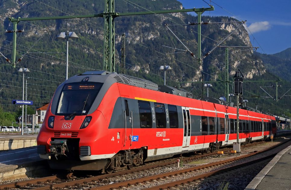 Bombardier Talent 2 v Garmisch-Partenkirchen. Foto: BEG