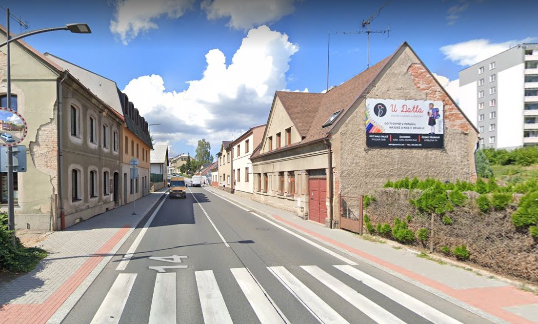 Průtah Českou Třebovou. Foto: Google Street View