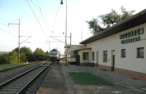 Vlak Českých drah ve stanici Komořany u Vyškova. Foto: Správa železnic