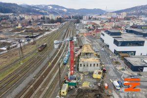 Rekonstrukce stanice Vsetín. Foto: Správa železnic