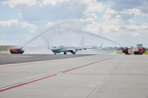 Slavnostní ceremoniál k zahájení provozu nového letiště Varšava-Radom.
Zdroj: Facebook.com - Lotnisko Warszawa-Radom