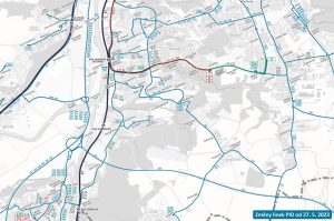 Změny v síti linek PID na jihovýchodě Prahy po otevření tramvajové trati do Libuše. Foto: Ropid