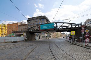 Starý most přes ulici Dukelských hrdinů u pražského Výstaviště. Pramen: NTM