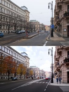 Vizualizace proměny tramvajové zastávky Staroměstská. Foto: FB Adama Scheinherra