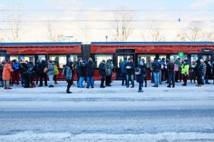 Testování nového systému počítání cestujících v Tampere. Foto: Škoda Group