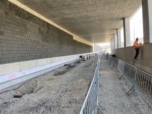 Veřejnost si bude mít šanci prohlédnout tramvajový tunel 28. dubna, do prostor silniční galerie (na snímku) se ale nedostane. Foto: Jan Sůra / Zdopravy.cz