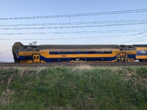 Nehoda vlaku v Nizozemsku. Foto: jvdplicht/twitter.com
