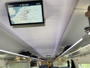 "Vysokorychlostní" jízda po německé železnici. Foto: Jan Sůra / Zdopravy.cz