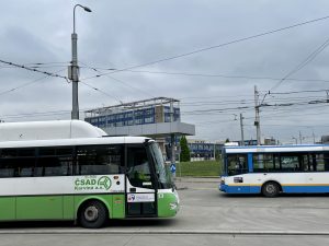 Poslední den provozu trolejbusu Škoda 21Tr v Ostravě.
Foto: Zdopravy.cz / Vojtěch Očadlý