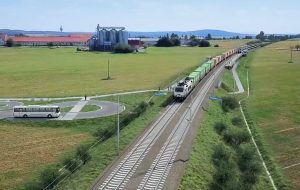 Vizualizace trati Plzeň - Stod. Pramen: Správa železnic
