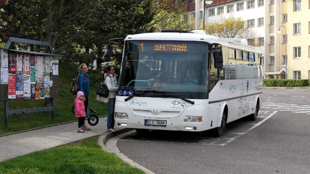 Elektrobus SOR EBN 10,5 v Chrudimi. Foto: Arriva