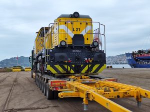 Přeprava lokomotivy EffiShunter 600. Foto: Dalibor Palko / CZ LOKO