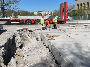 Demolice mostu na silnici I/65 v Jablonci nad Nisou. Foto: Jan Sůra / Zdopravy.cz