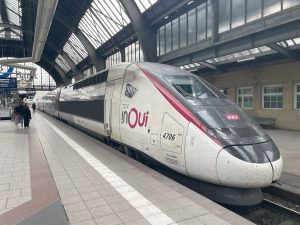 TGV z Frankfurtu do Marseille v Karlsruhe. Foto: Jan Sůra / Zdopravy.cz