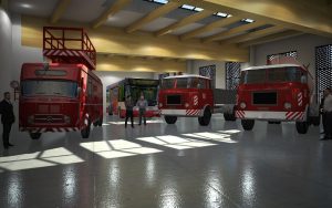 Vizualizace nové výstavní haly Muzea MHD. Foto: DPP