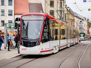 Tramvaj Tramlink v Erfurtu. Foto: EVAG