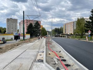 Úpravy Liberecké ulice v Jablonci nad Nisou. Foto: Jan Sůra / Zdopravy.cz