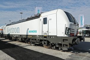 Lokomotiva Siemens Vectron. Pramen: Siemens Mobility