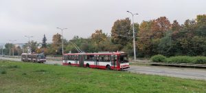 Trolejbus Škoda 15Tr v Brně. Foto: DPMB