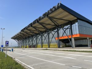 Terminál nového mezinárodního letiště Brašov-Ghimbav. Zdroj: Facebook.com - Aeroportul Internațional Brașov