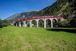 Bernina Express. Foto: Rhätische Bahn