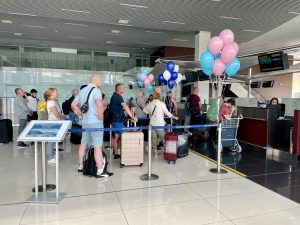 Inaugurační let Air Montenegro z Bratislavy do Podgorice. Foto: Zdopravy.cz / Vojtěch Očadlý
