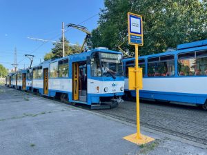 Poslední den provozu tramvají T6A5 v Ostravě. Foto: Zdopravy.cz / Vojtěch Očadlý