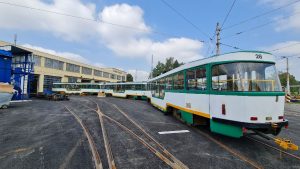 Generální oprava tramvají T3 z Liberce v Ostravě. Foto: Škoda Ekova