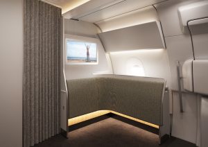 Wellbeing Zone na palubě A350-1000 pro ultradálkové léty. Foto: Qantas